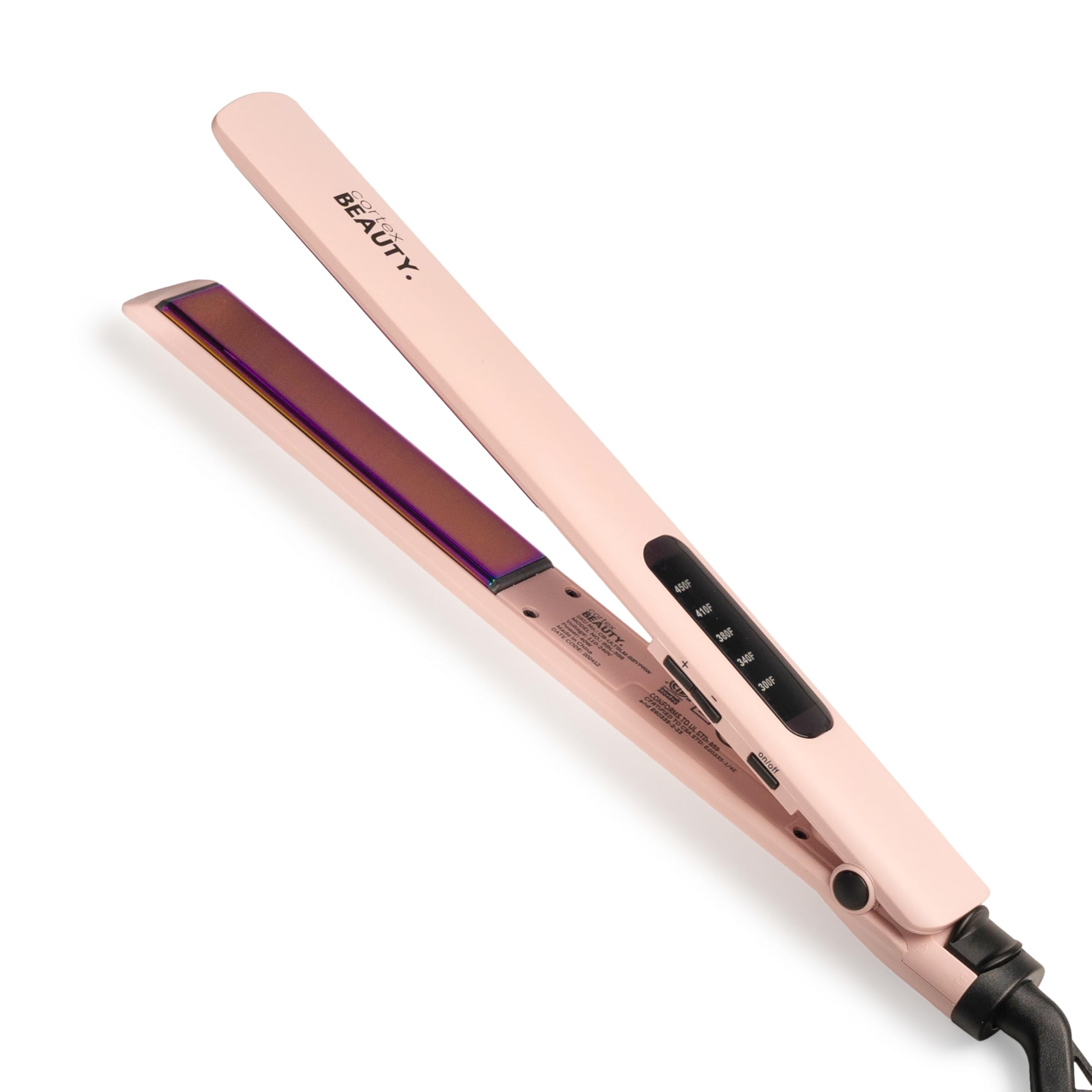 Amazon.com : Cortex Beauty Flat Iron Hair Straightener 1 Inch